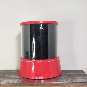 Red LED Star Projector Night Light